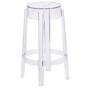 25.75'' High Transparent Counter Height Stool