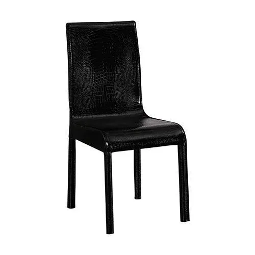 2X Espresso Dining Chair Black Colour