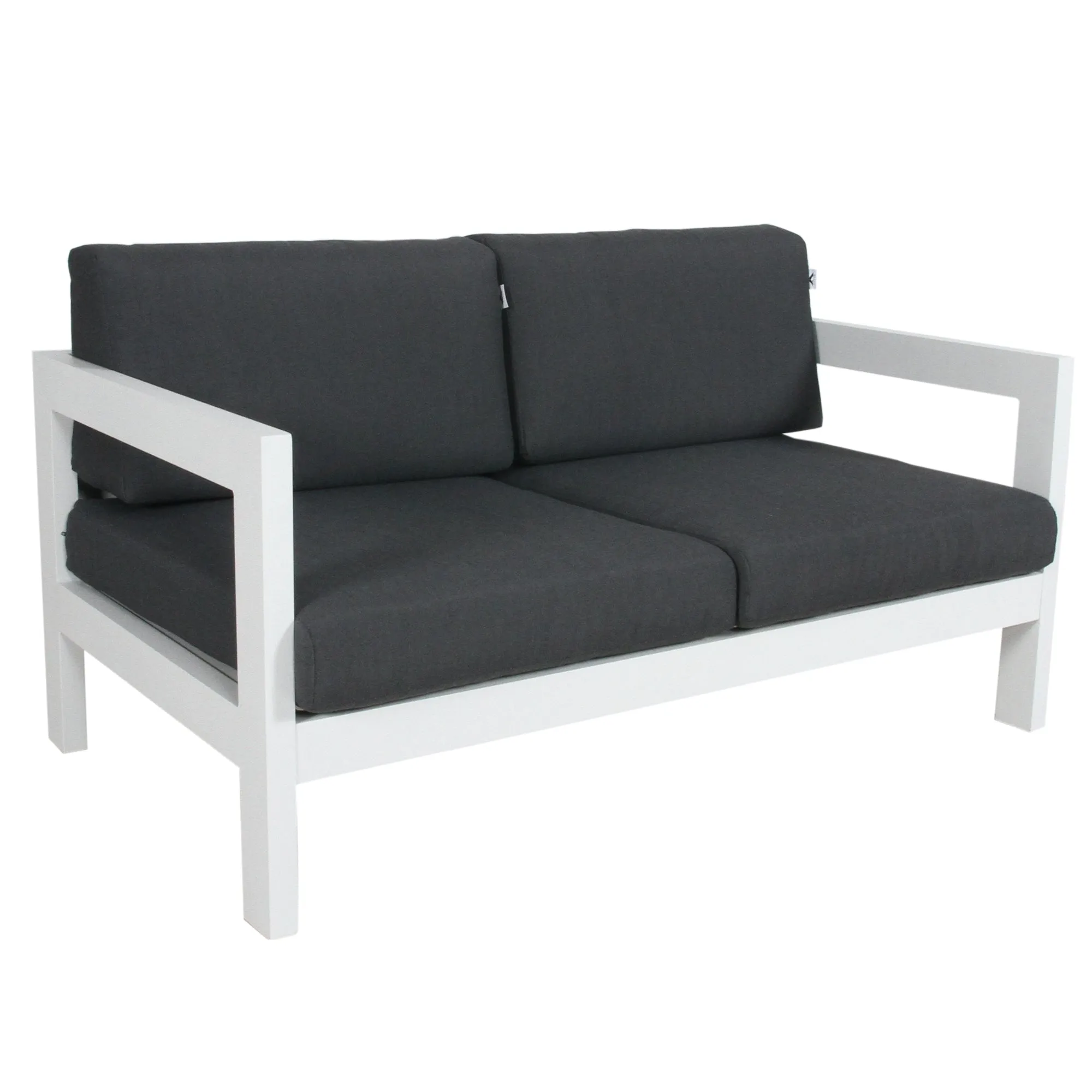 3pc Outdoor Sofa Lounge Set, Aluminium, Weatherproof