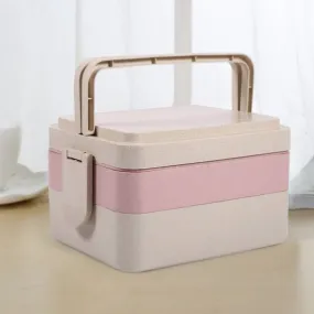 3pcs Wheat Lunch Box
