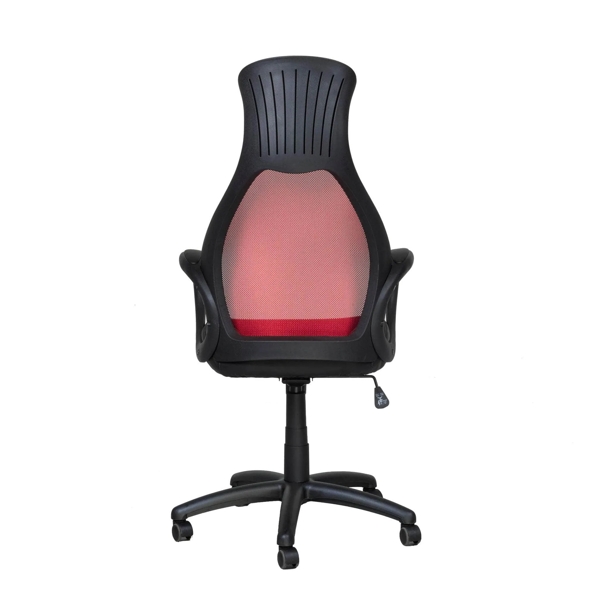 Adjustable Mesh Back Office Chair in Black and Red