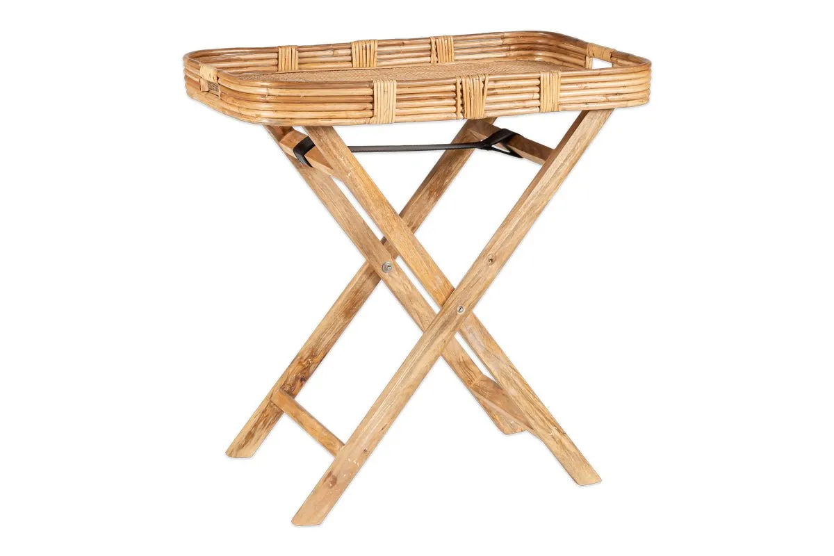 Alanchi Rattan Tray Table
