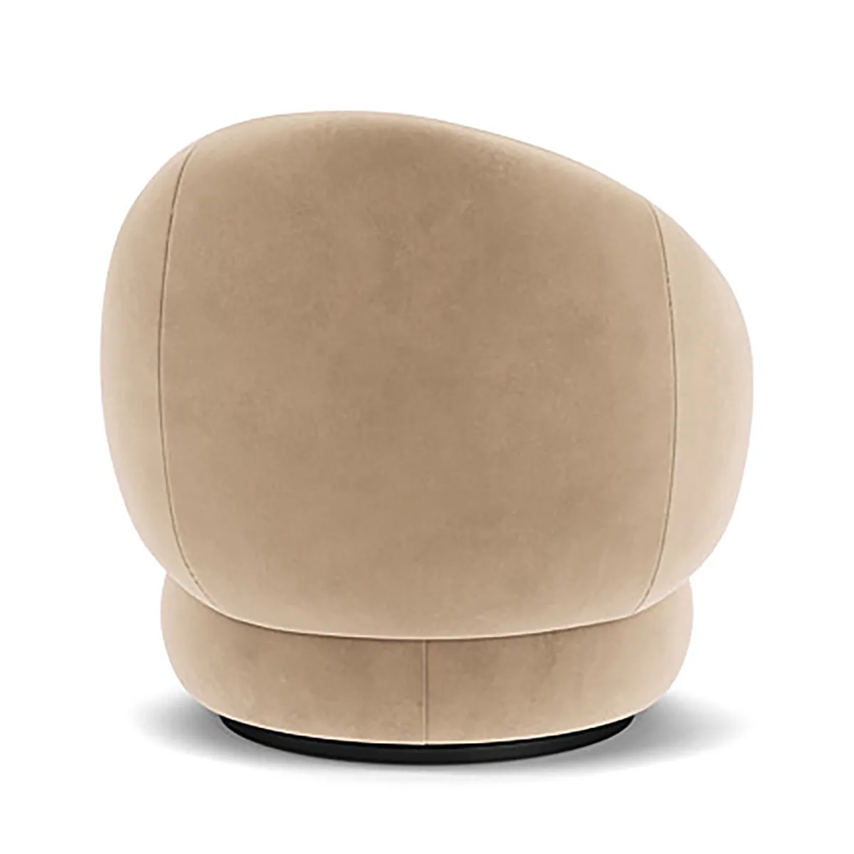 Alma Velvet Swivel Armchair