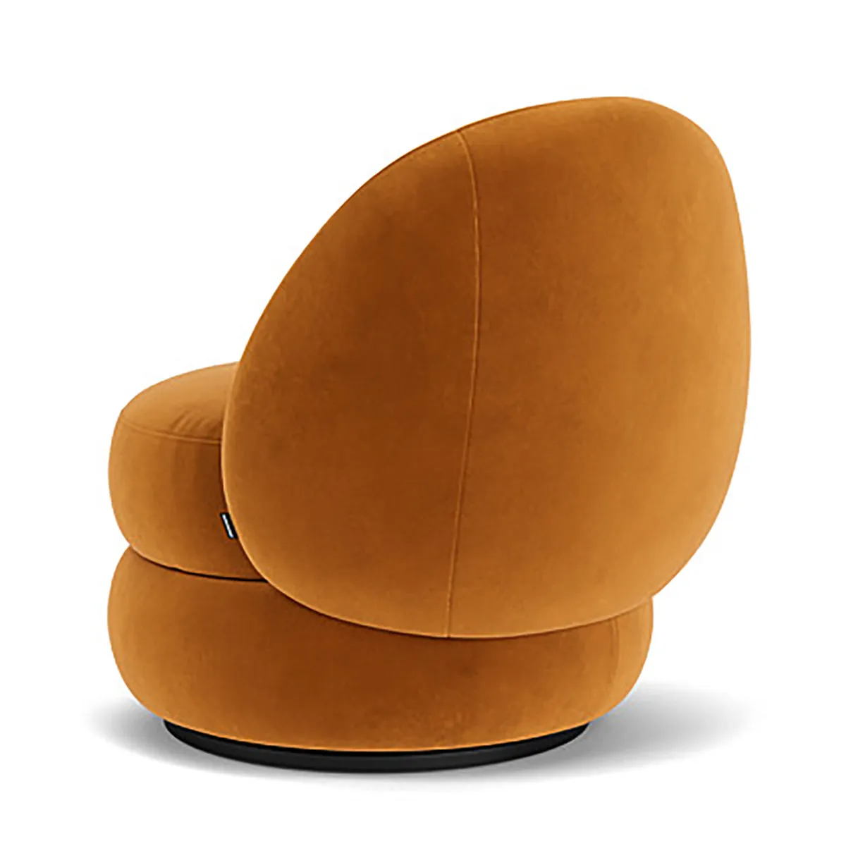 Alma Velvet Swivel Armchair