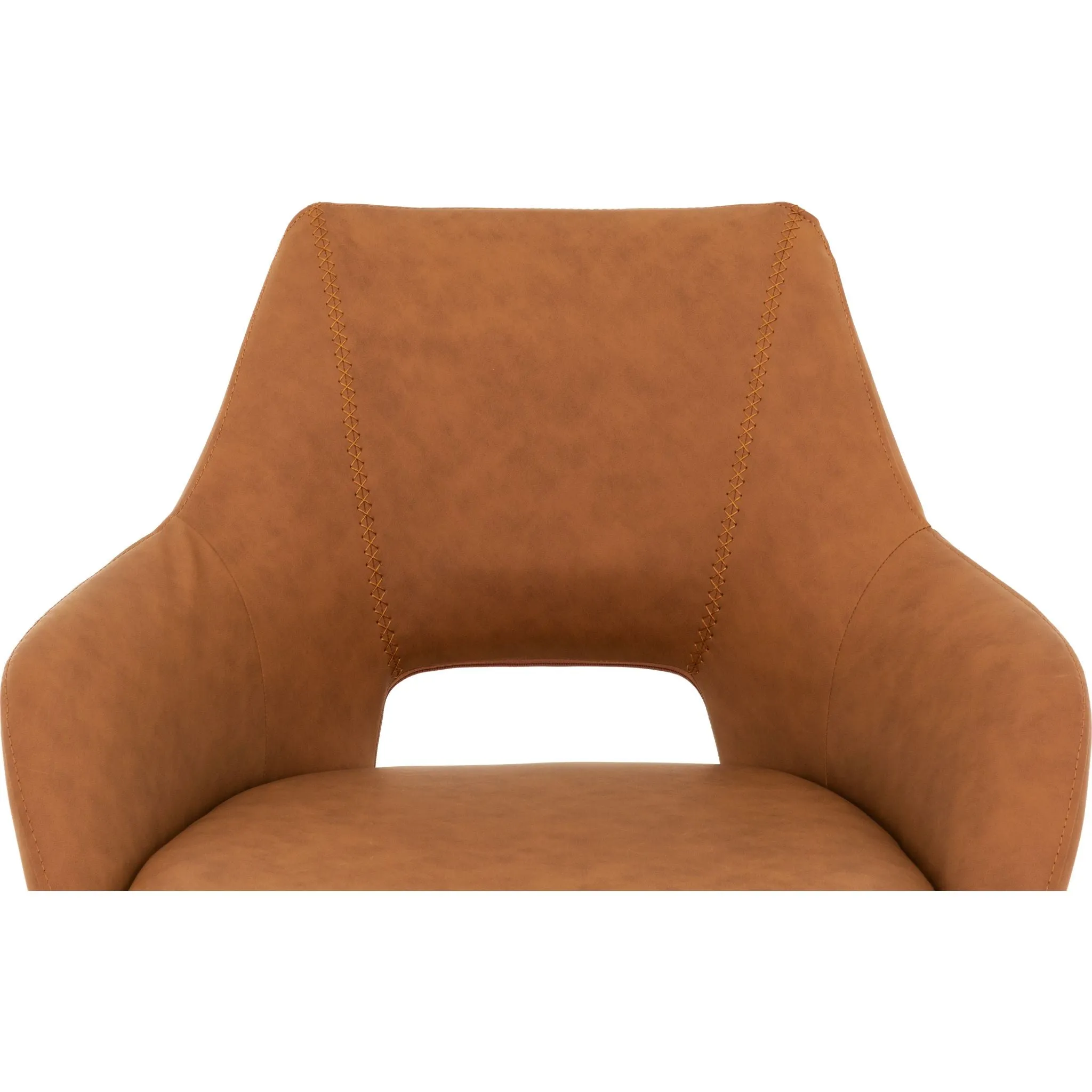 Amaze Upholstered Side Chair - Cognac - (D620118723SHCS)