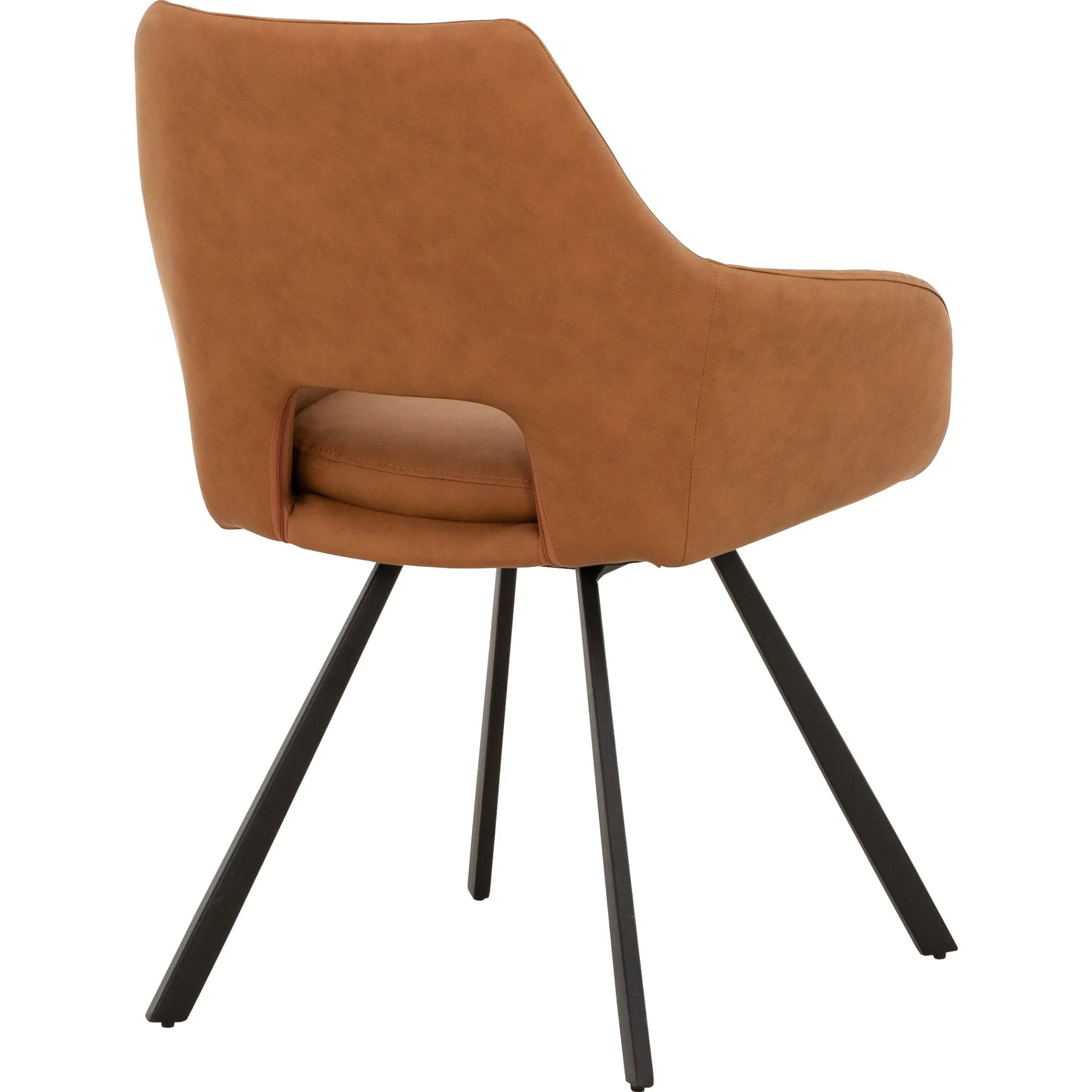 Amaze Upholstered Side Chair - Cognac - (D620118723SHCS)