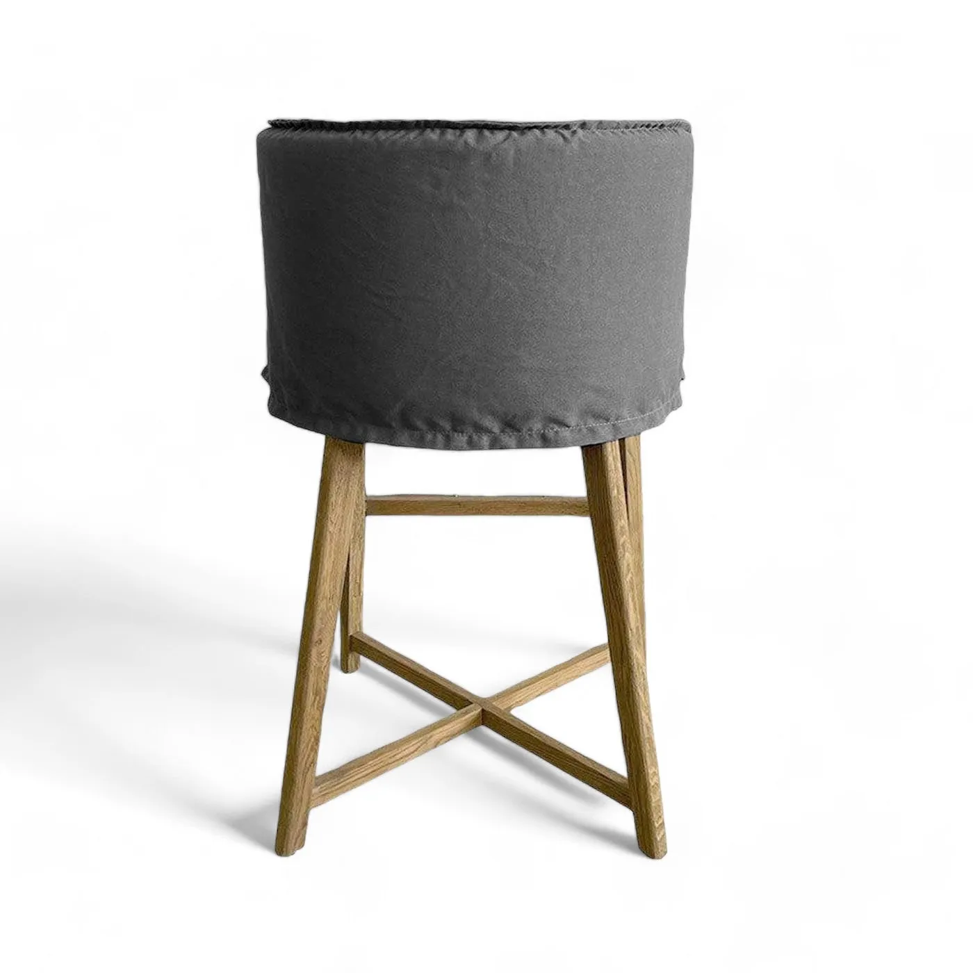 Americana Bar Stool - Dark Grey