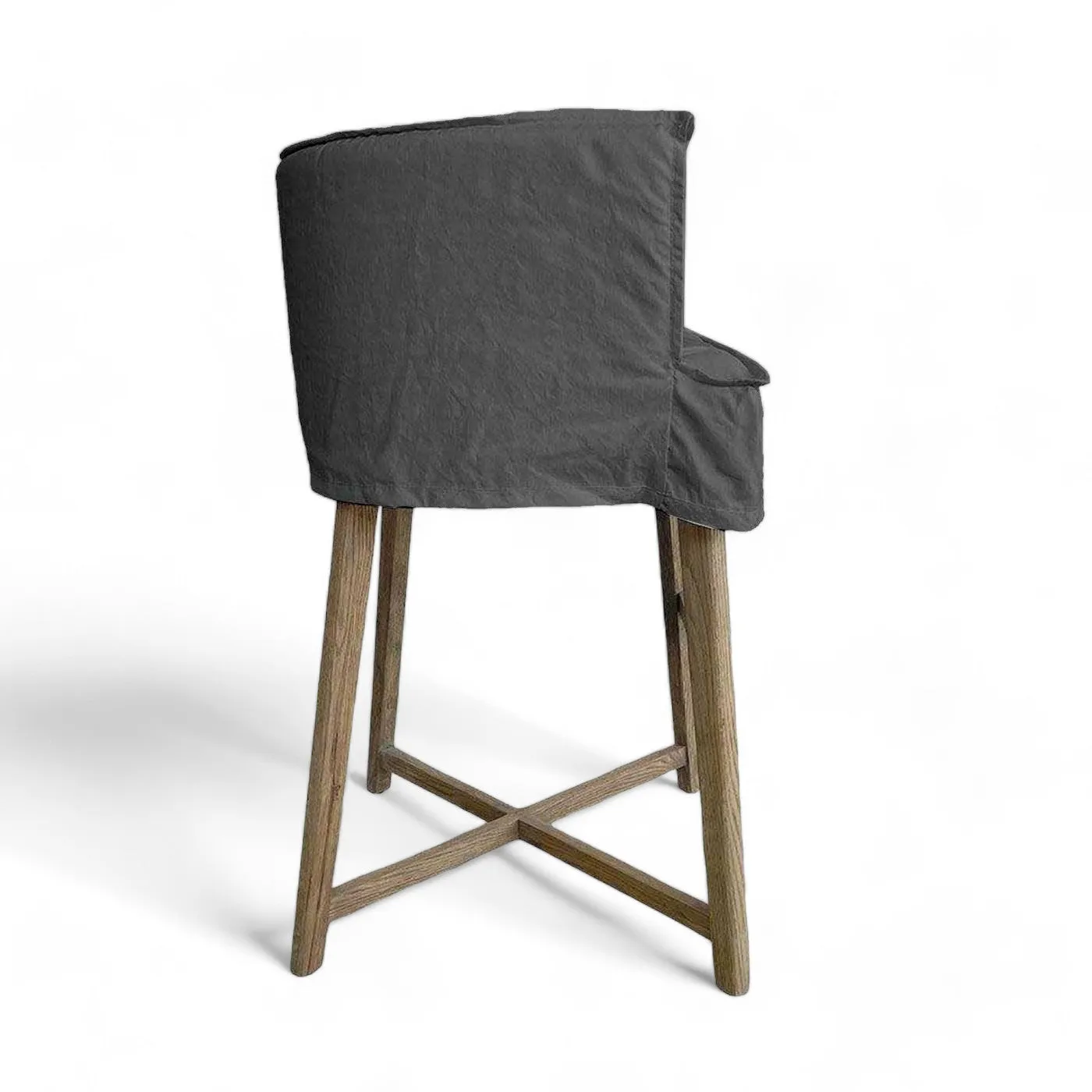 Americana Bar Stool - Dark Grey