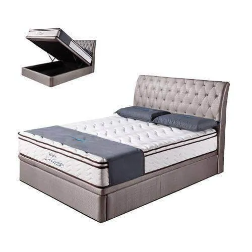 Ashwin Faux Leather Storage Bed
