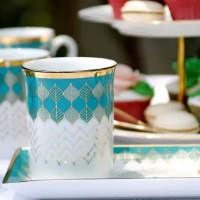 Banaras - Set of 2 Coffee Mugs and 1 Tray Set