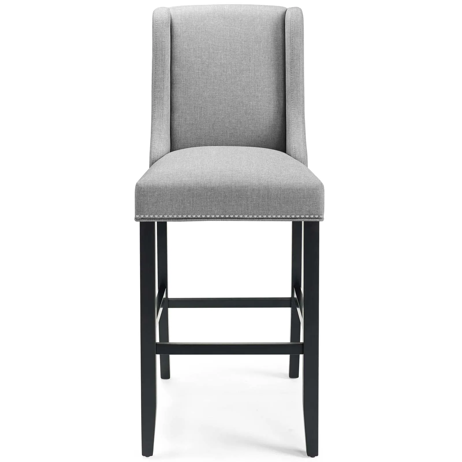 Baron Bar Stool Upholstered Fabric Set of 2