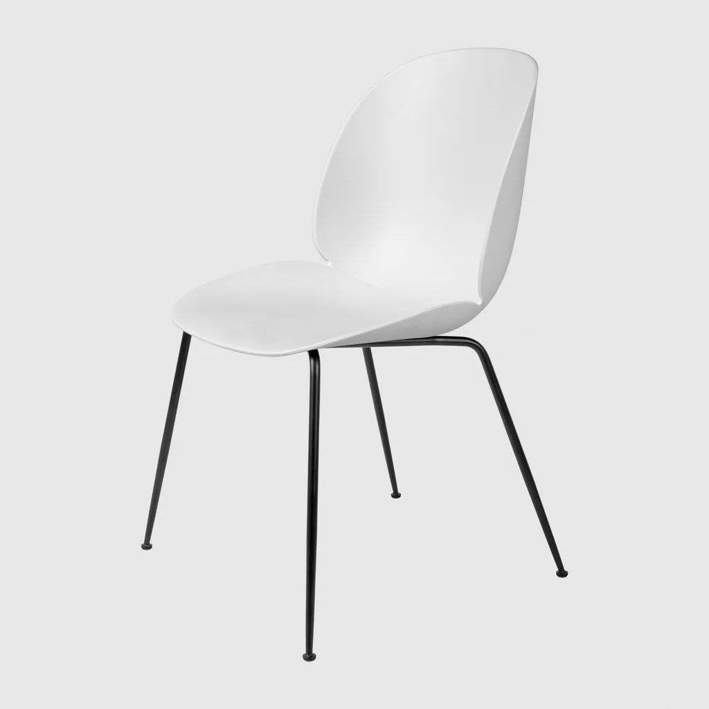 BEETLE DINING CHAIR - UN-UPHOLSTERED, CONIC BASE