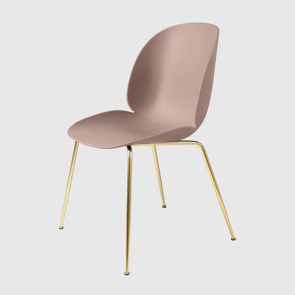 BEETLE DINING CHAIR - UN-UPHOLSTERED, CONIC BASE