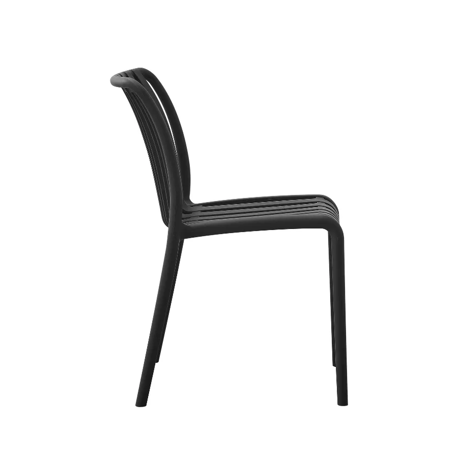 Bertioga Black Commercial Cafe Chair