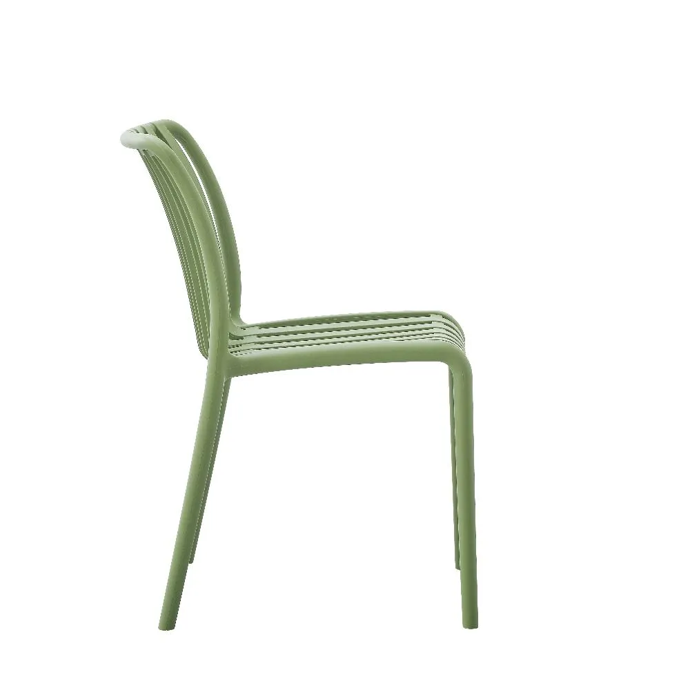 Modern Bertioga Mint Green Outdoor Lounge Chair