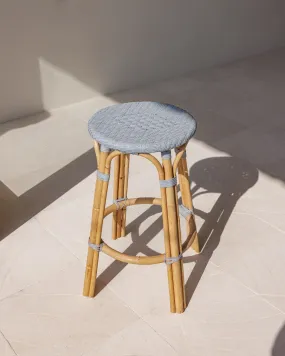 Bistro Backless Rattan Counter Stool