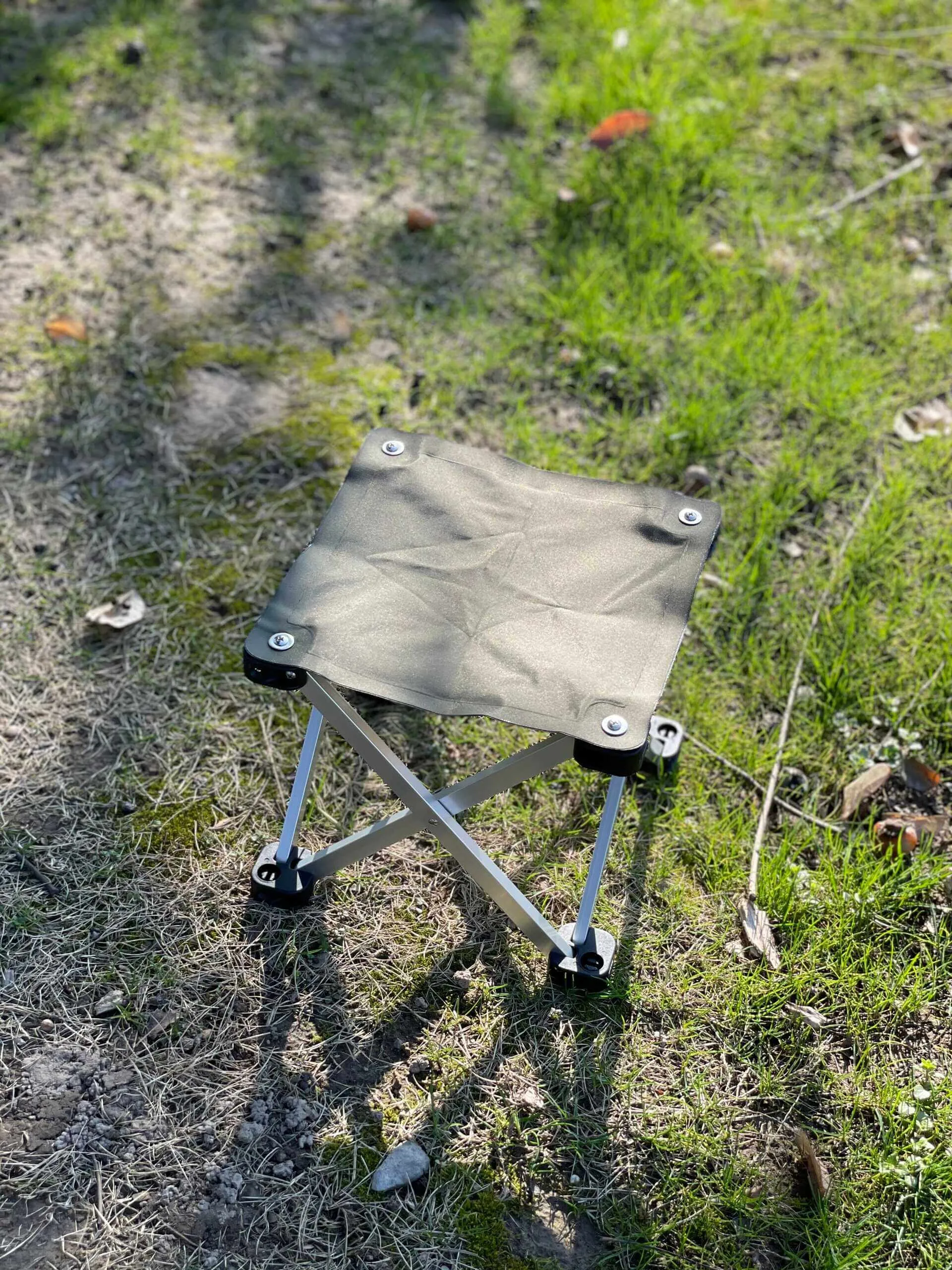 BLACKDEER  Aluminum Square Folding Stool