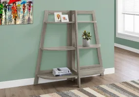 Bookcase - 48"H / Dark Taupe Accent Etagere