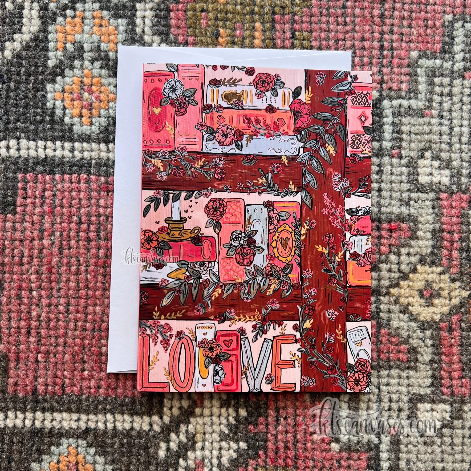 Bookshelf Collection Card Set of 4