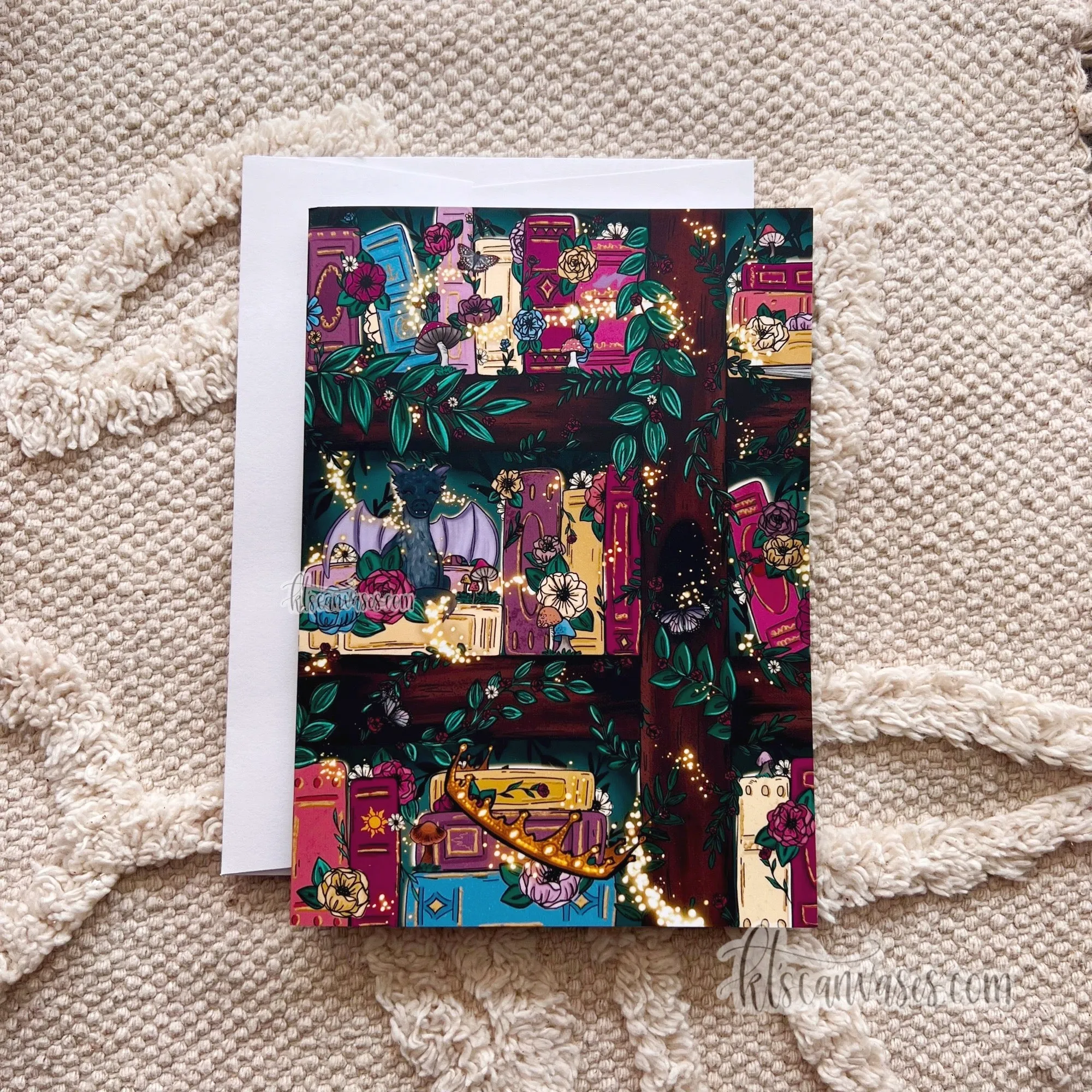 Bookshelf Collection Card Set of 4