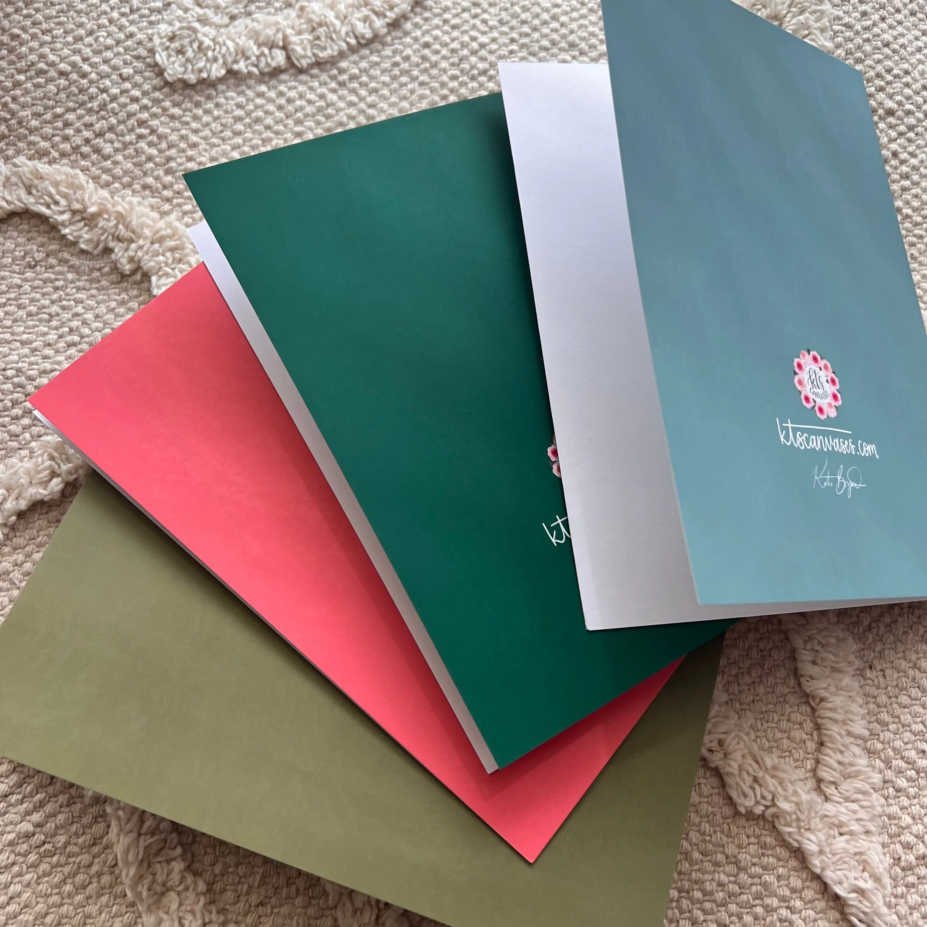 Bookshelf Collection Card Set of 4