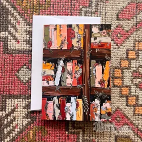 Bookshelf Garden Card