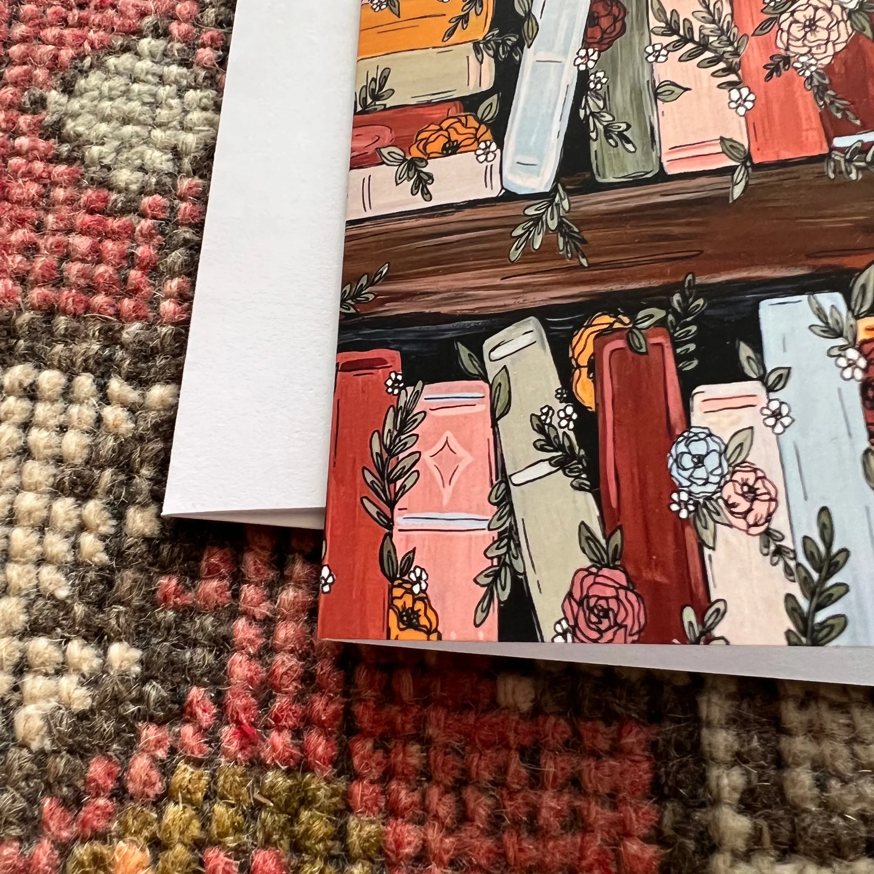 Bookshelf Garden Card