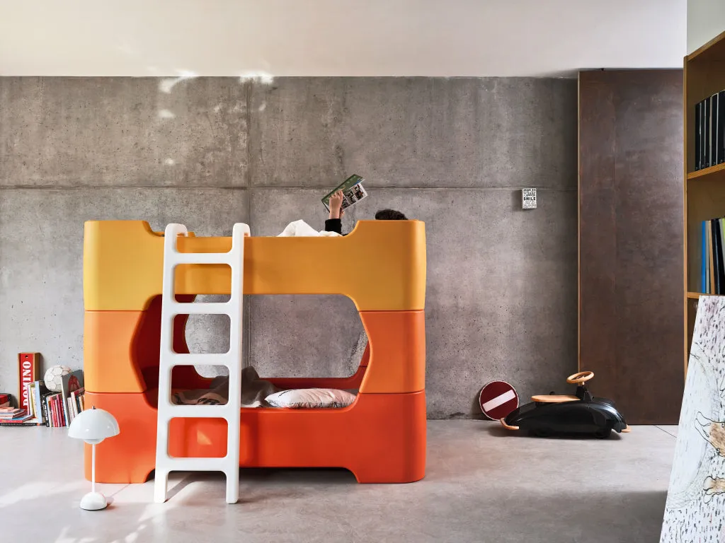 Bunky Pair bed units with ladder