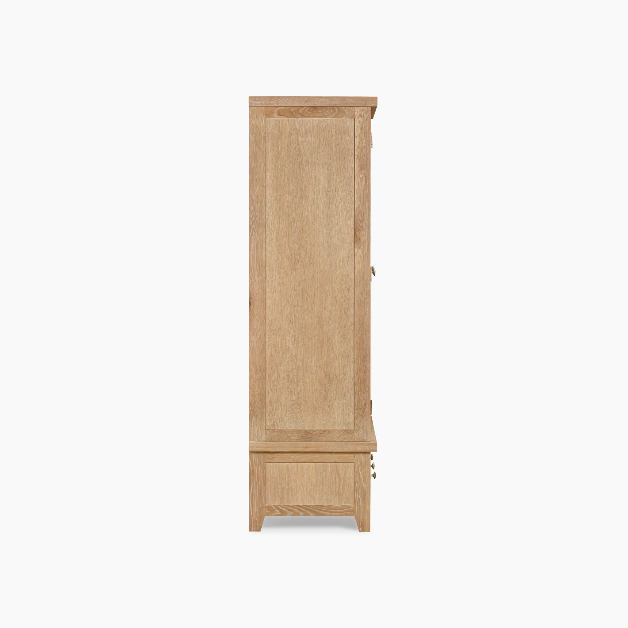 Burford Triple Wardrobe with 2 Drawers in Natural Oak