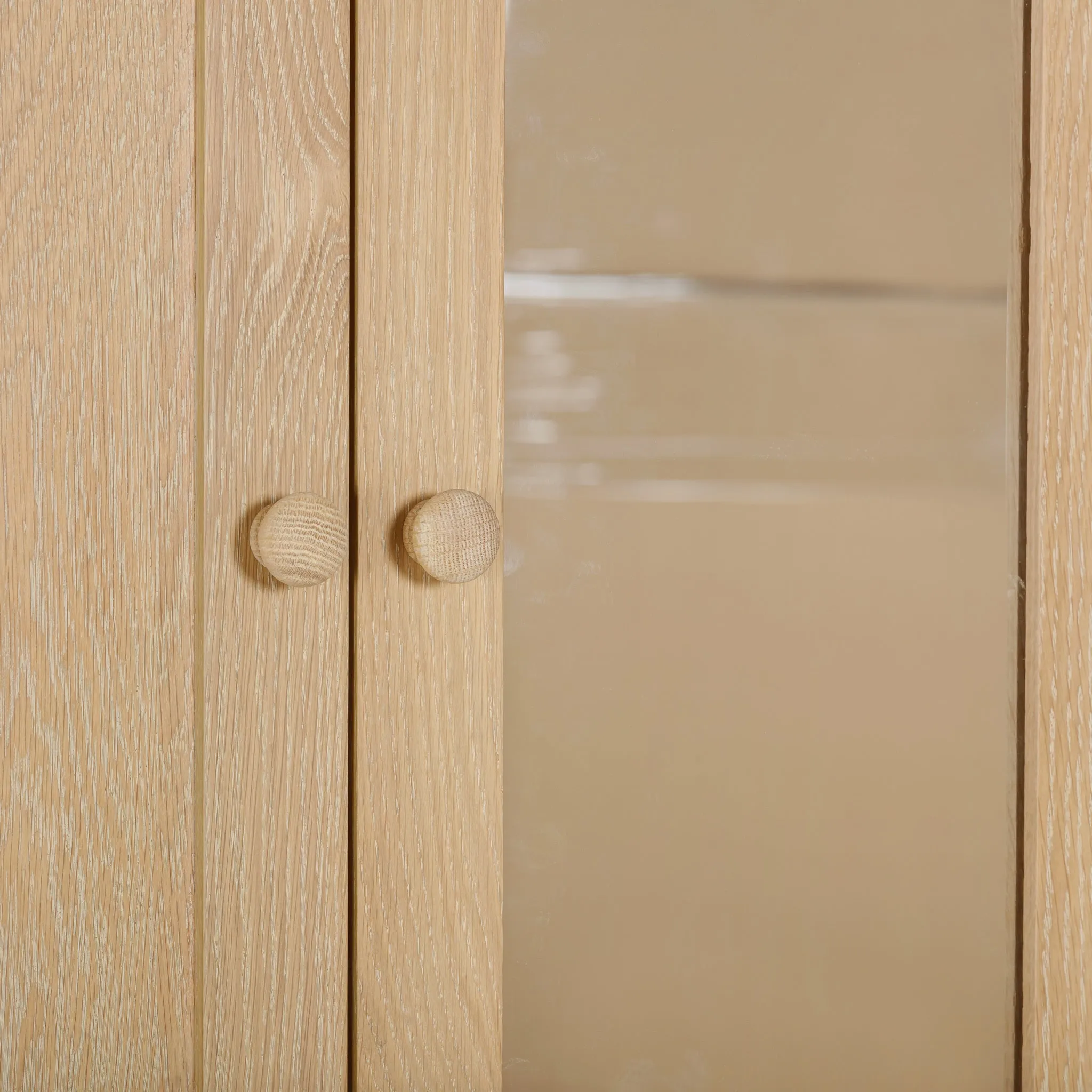 Burford Triple Wardrobe with 2 Drawers in Natural Oak