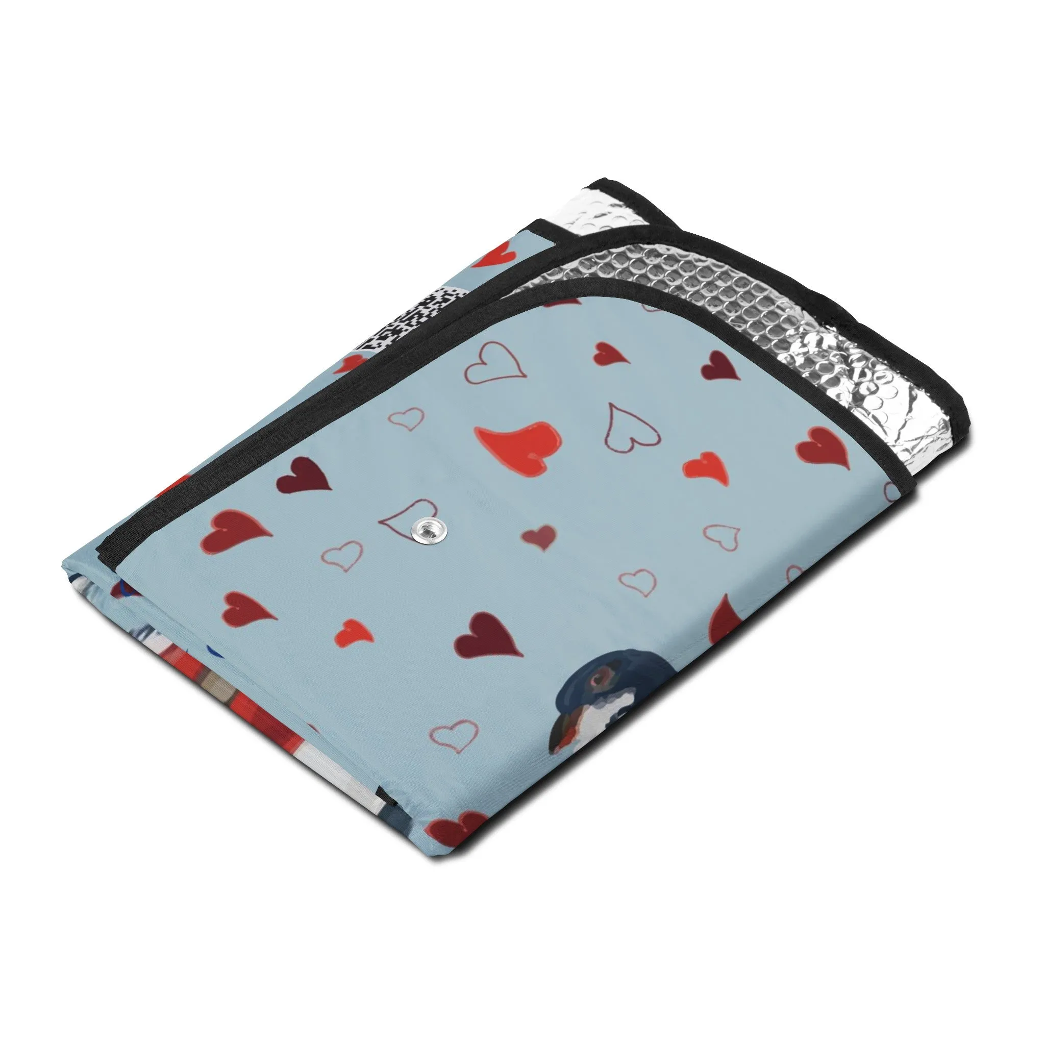 Car Windshield Sunshade - Cuban Trogon/Tocororo