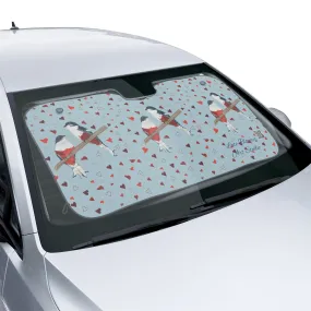 Car Windshield Sunshade - Cuban Trogon/Tocororo