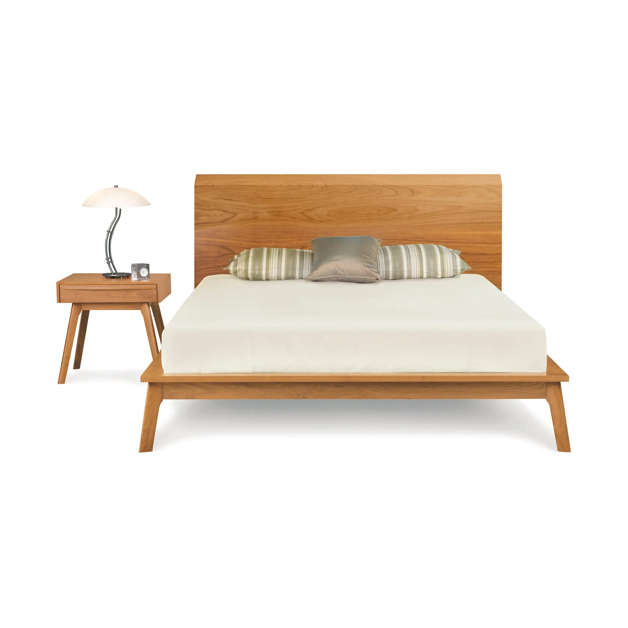 Catalina Cherry Platform Bed
