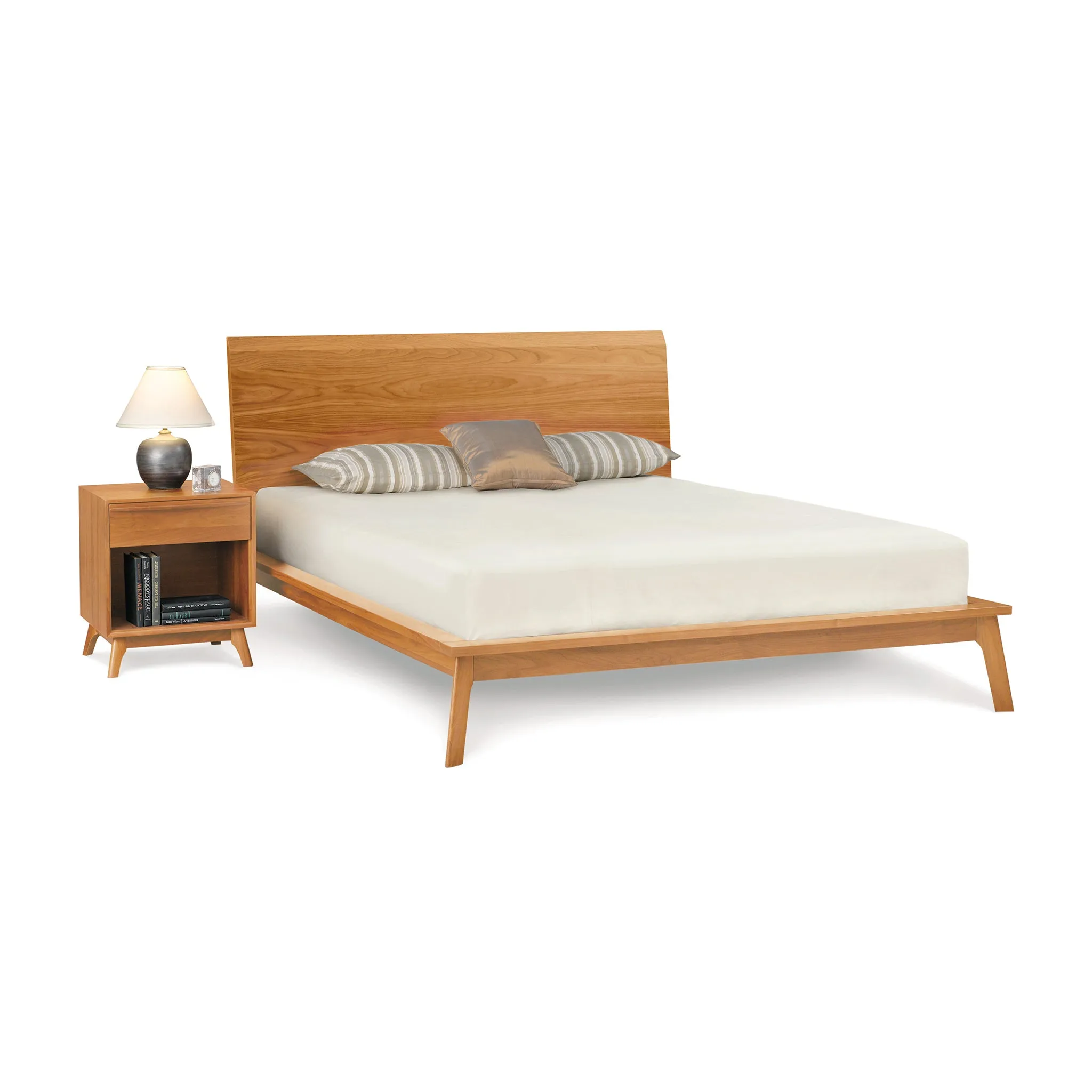 Catalina Cherry Platform Bed