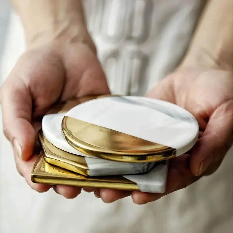 Ceramic Elegance Coasters