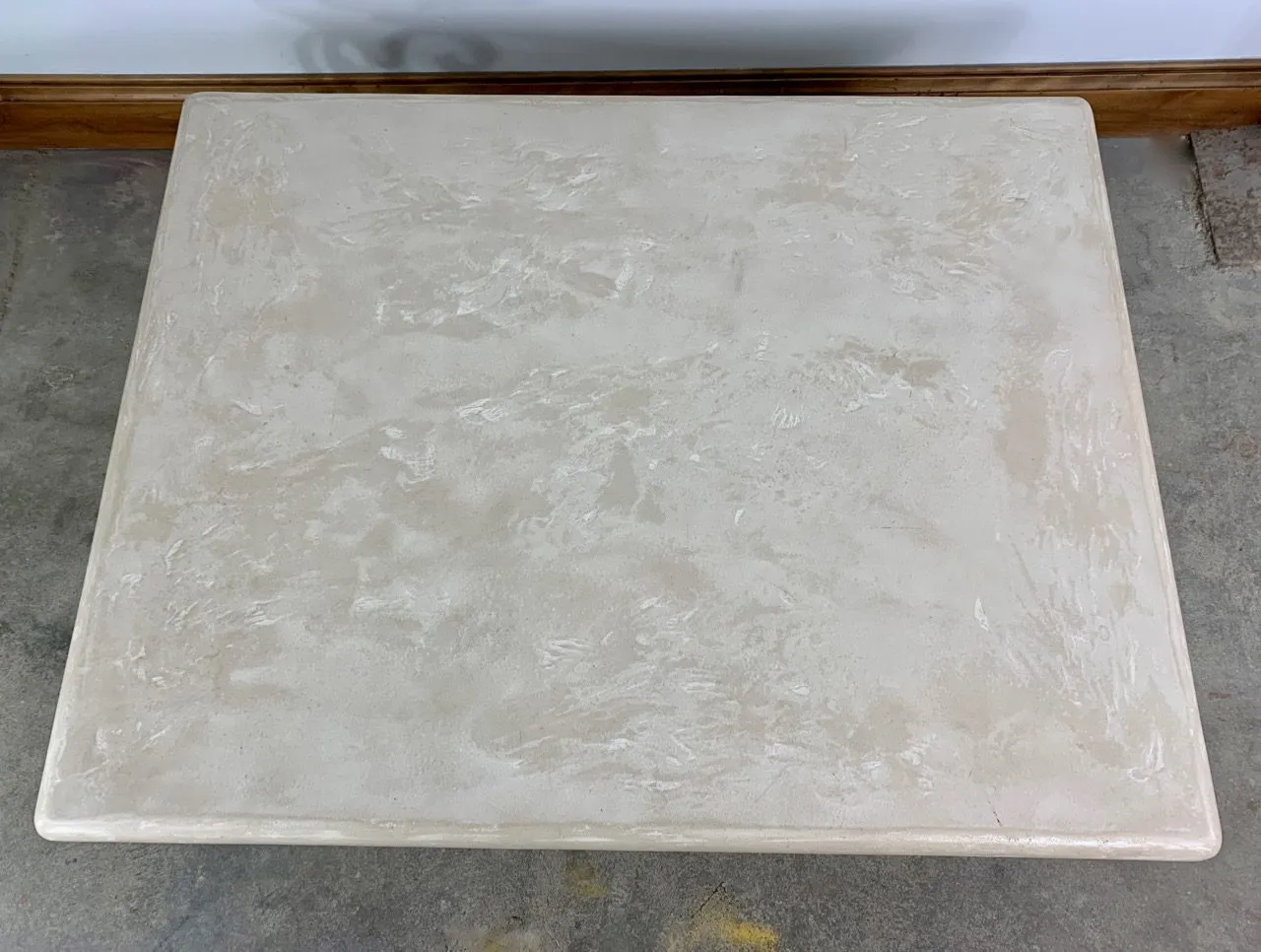 Coffee Table, Cement Composite Top, Steel Base
