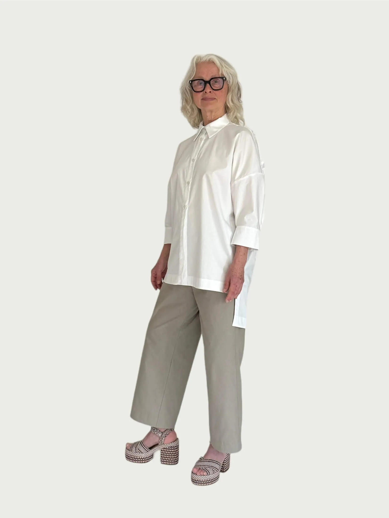 Cotton Sunshade in White