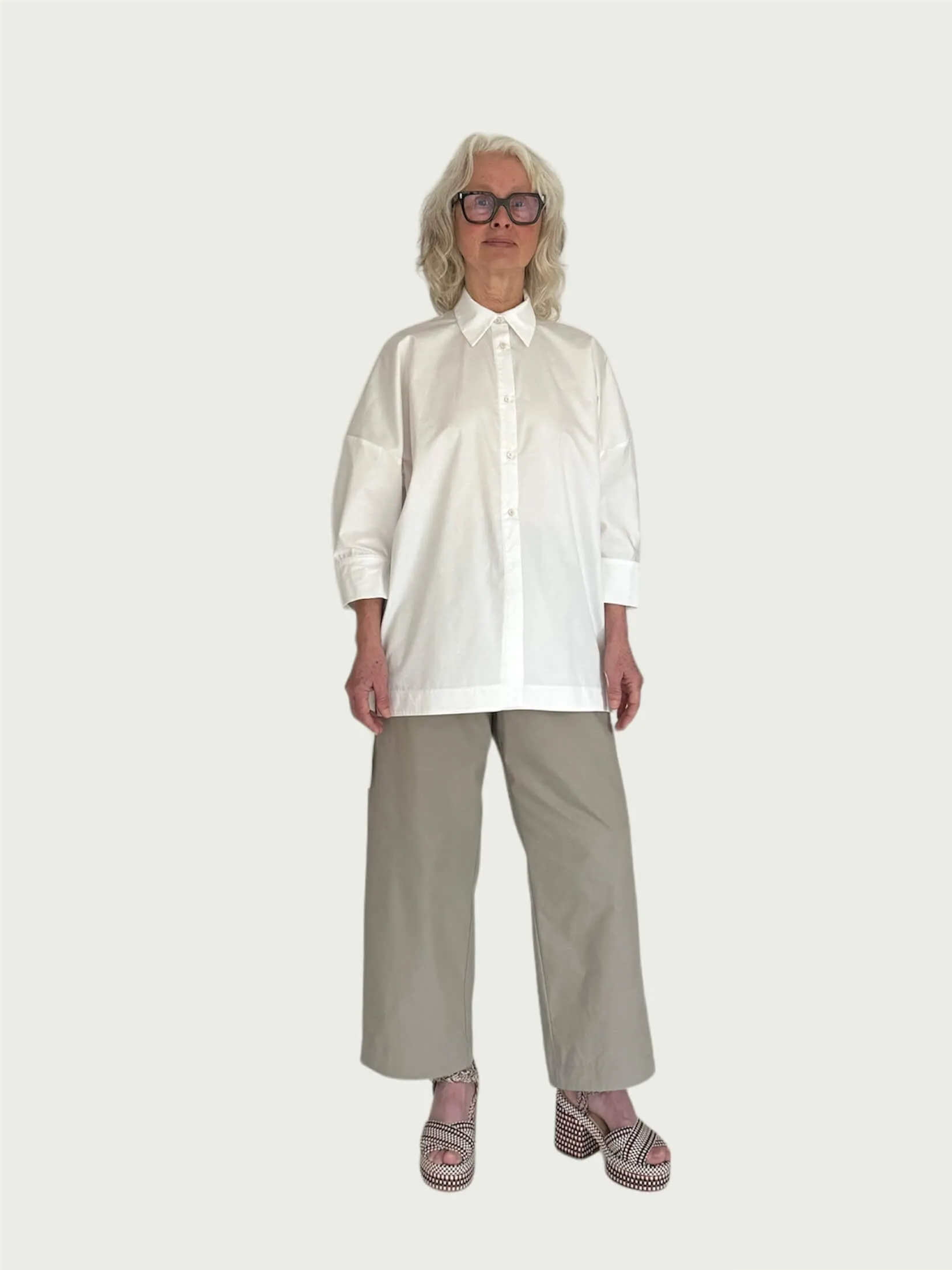 Cotton Sunshade in White