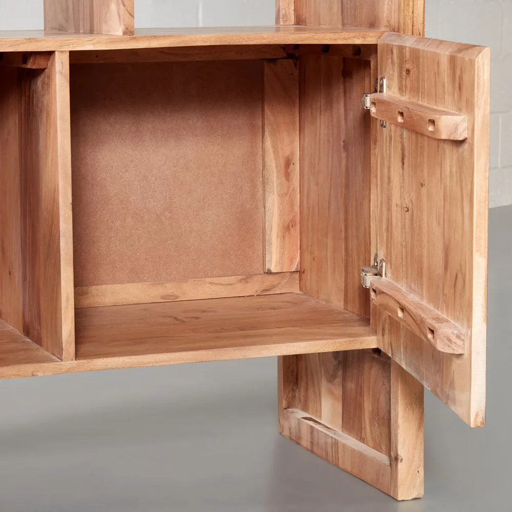 CURVE Acacia Bookshelf