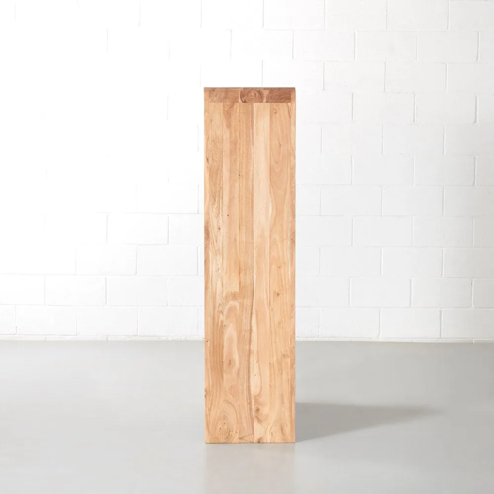 CURVE Acacia Bookshelf