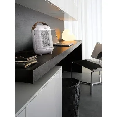 DeLonghi Capsule Ceramic Indoor Heater White