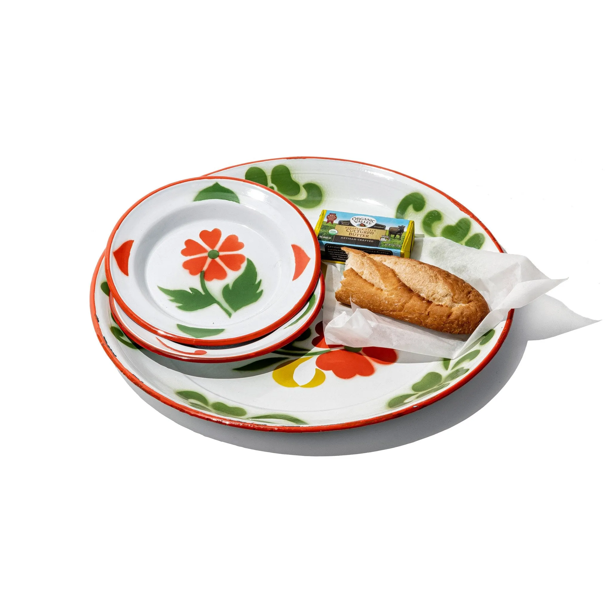 ENAMEL SERVING SET