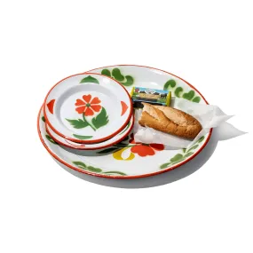 ENAMEL SERVING SET