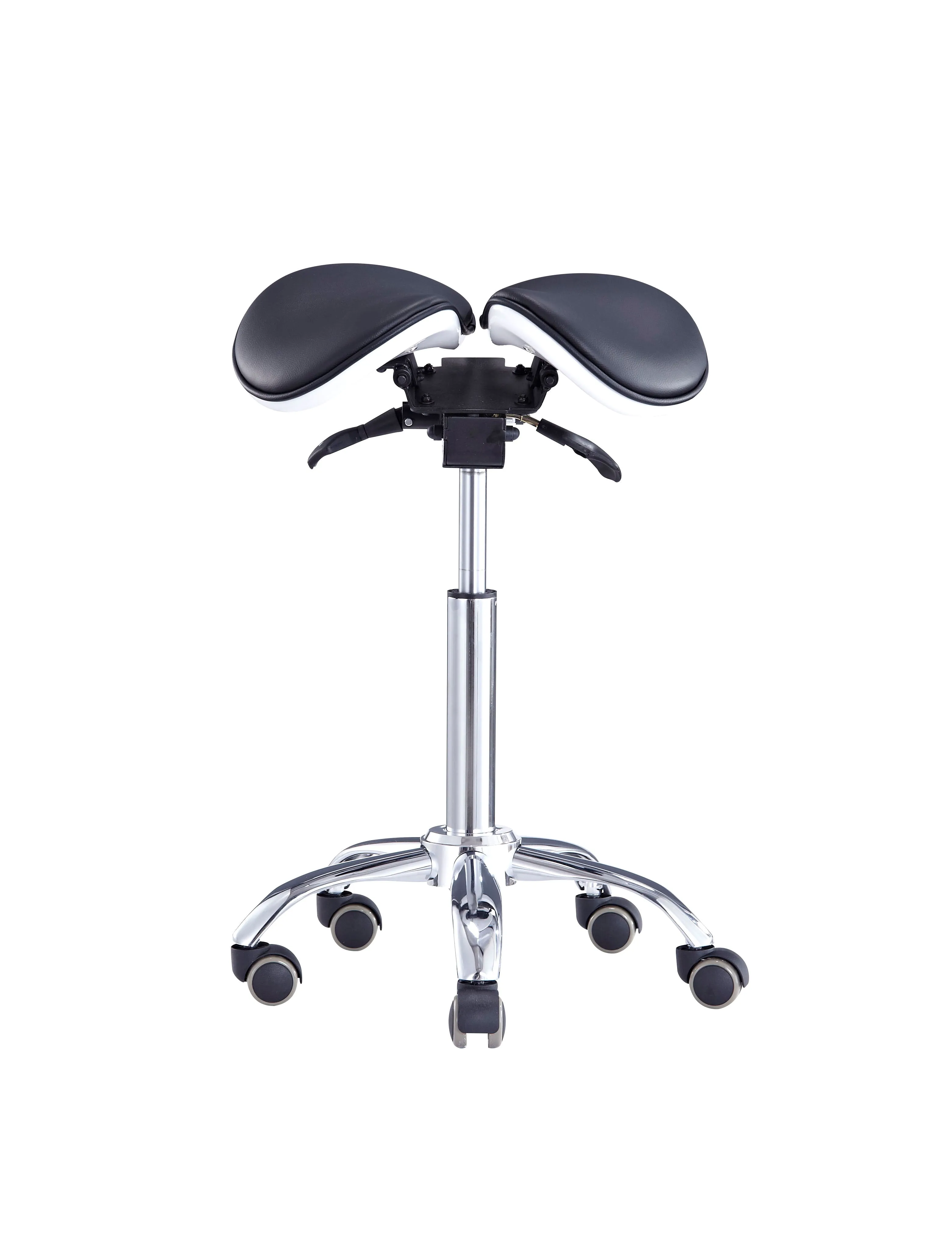 ErgoFlex ComfortPro Split Saddle Chair with Fot Activate Height Controller