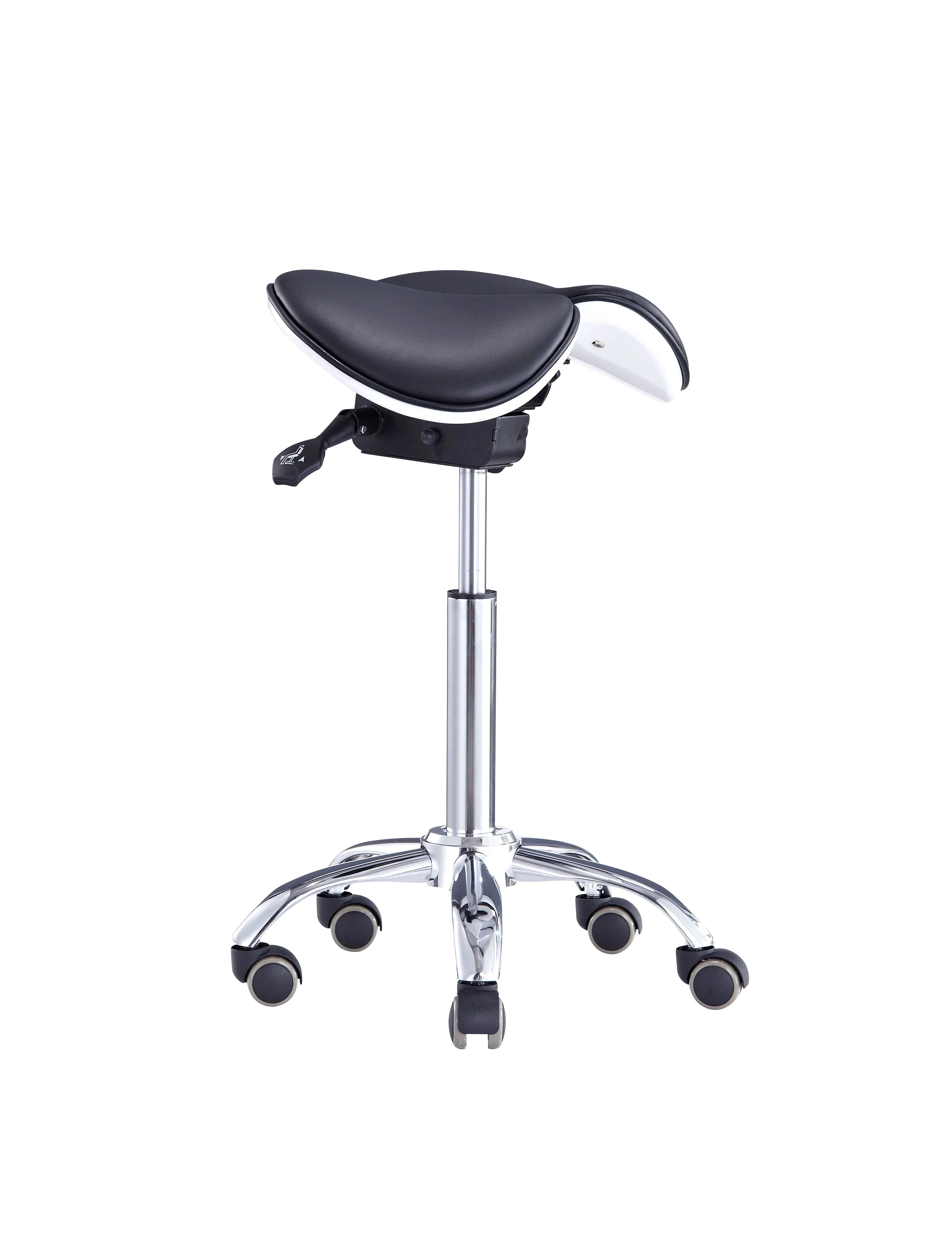 ErgoFlex ComfortPro Split Saddle Chair with Fot Activate Height Controller