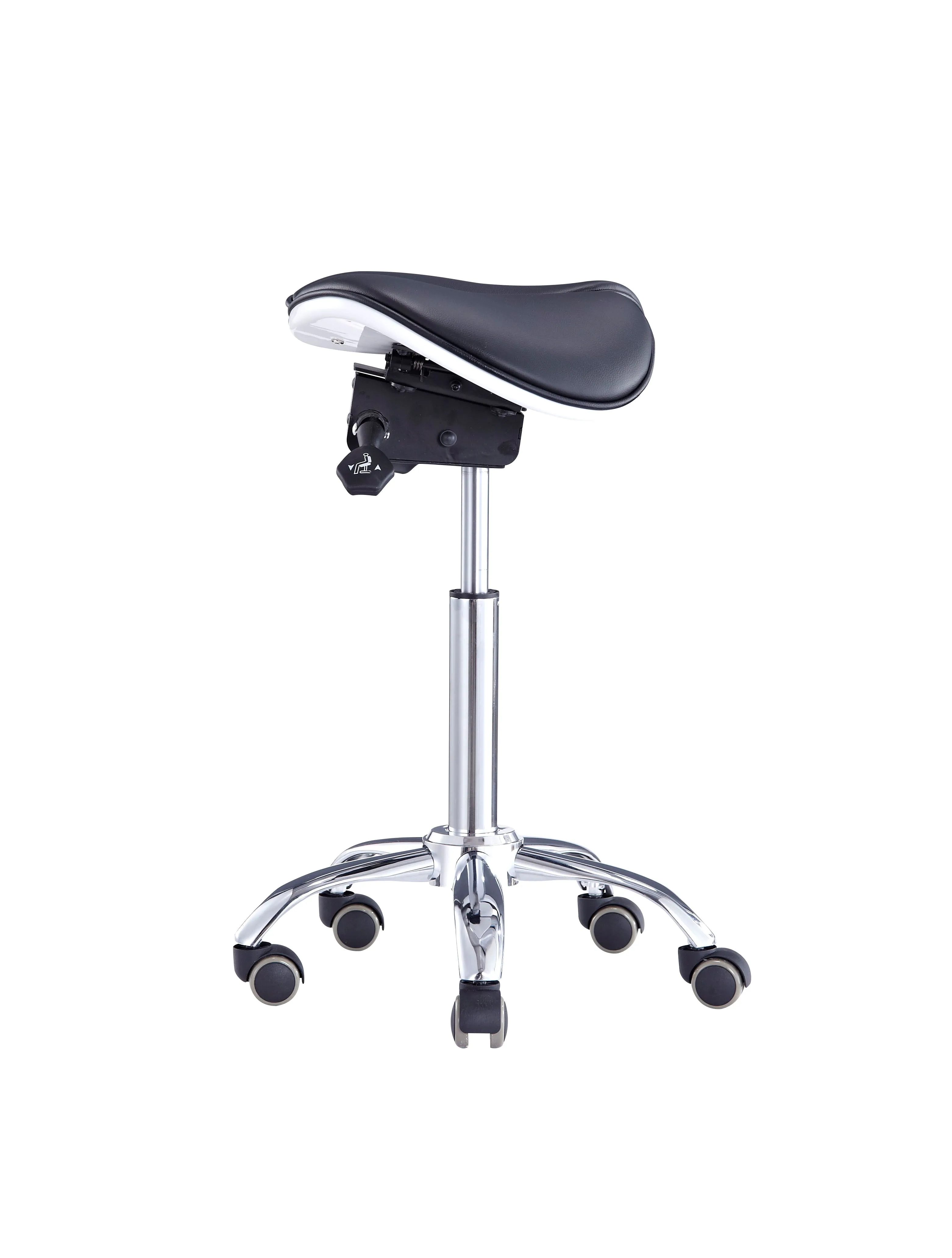 ErgoFlex ComfortPro Split Saddle Chair with Fot Activate Height Controller