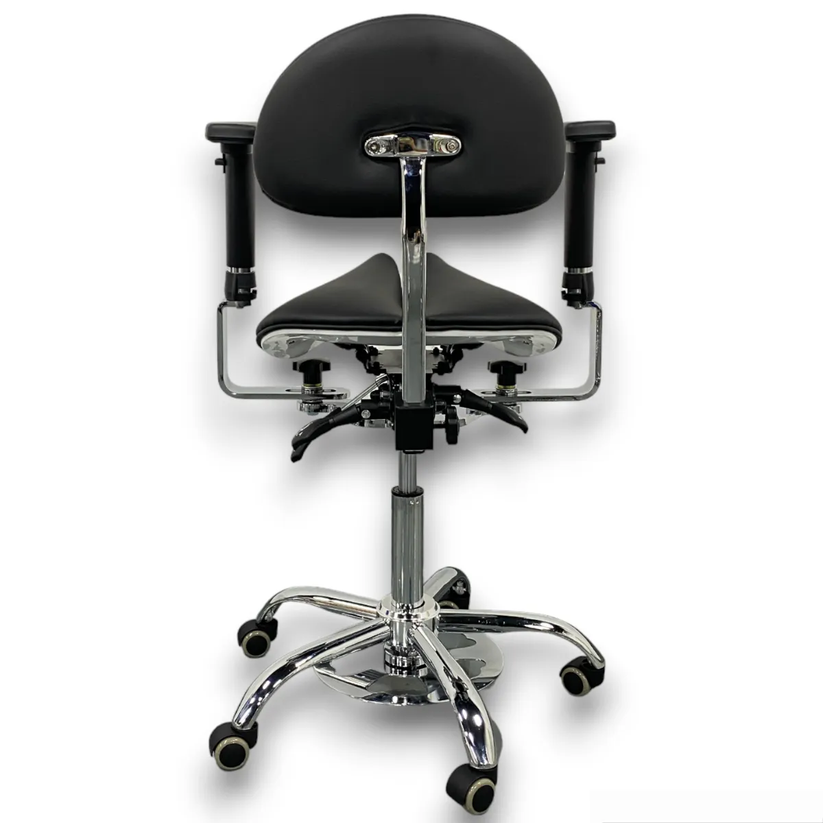 ErgoFlex ComfortPro Split Saddle Chair with Fot Activate Height Controller
