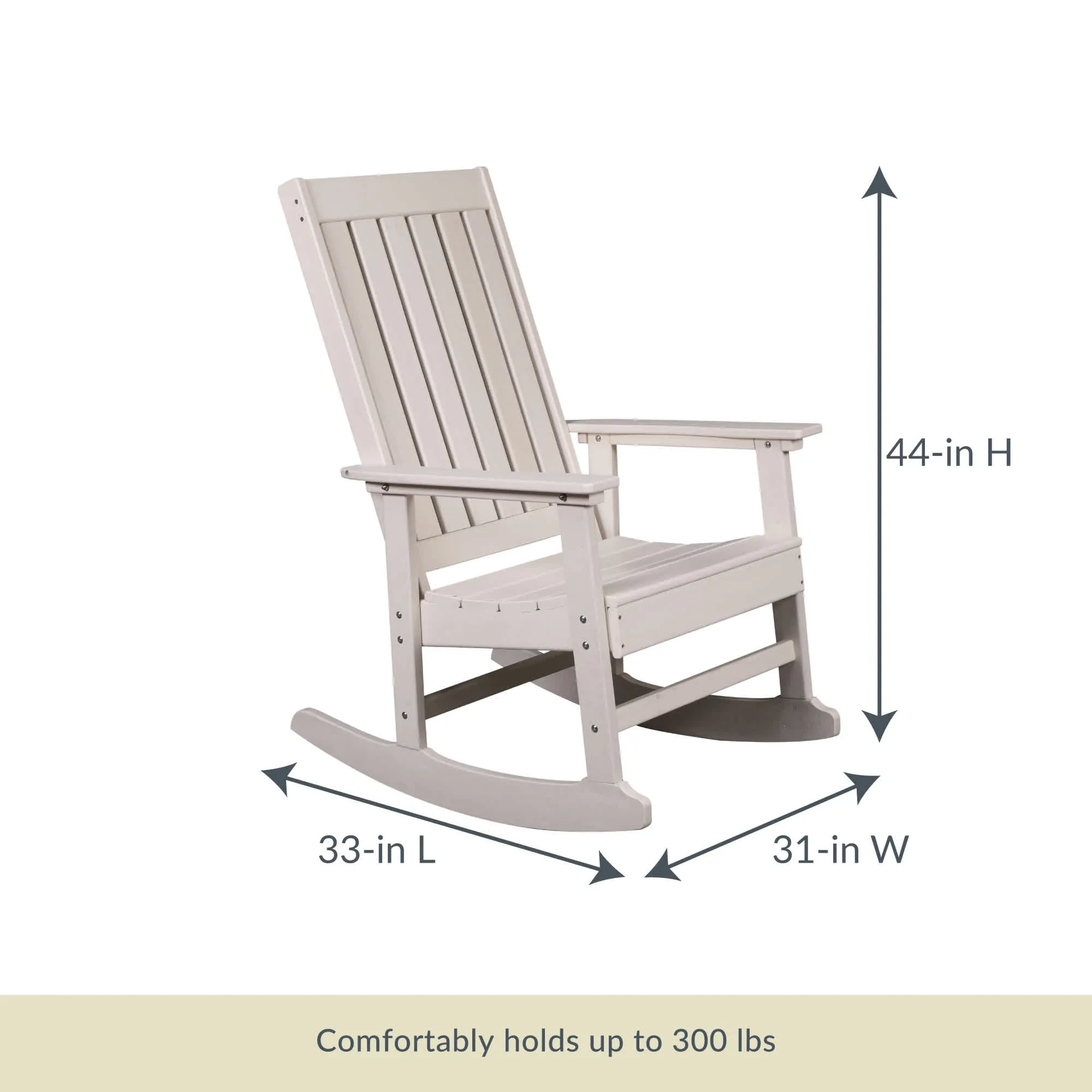 Ez-Care Tek-Wood™ Adirondack Rocker