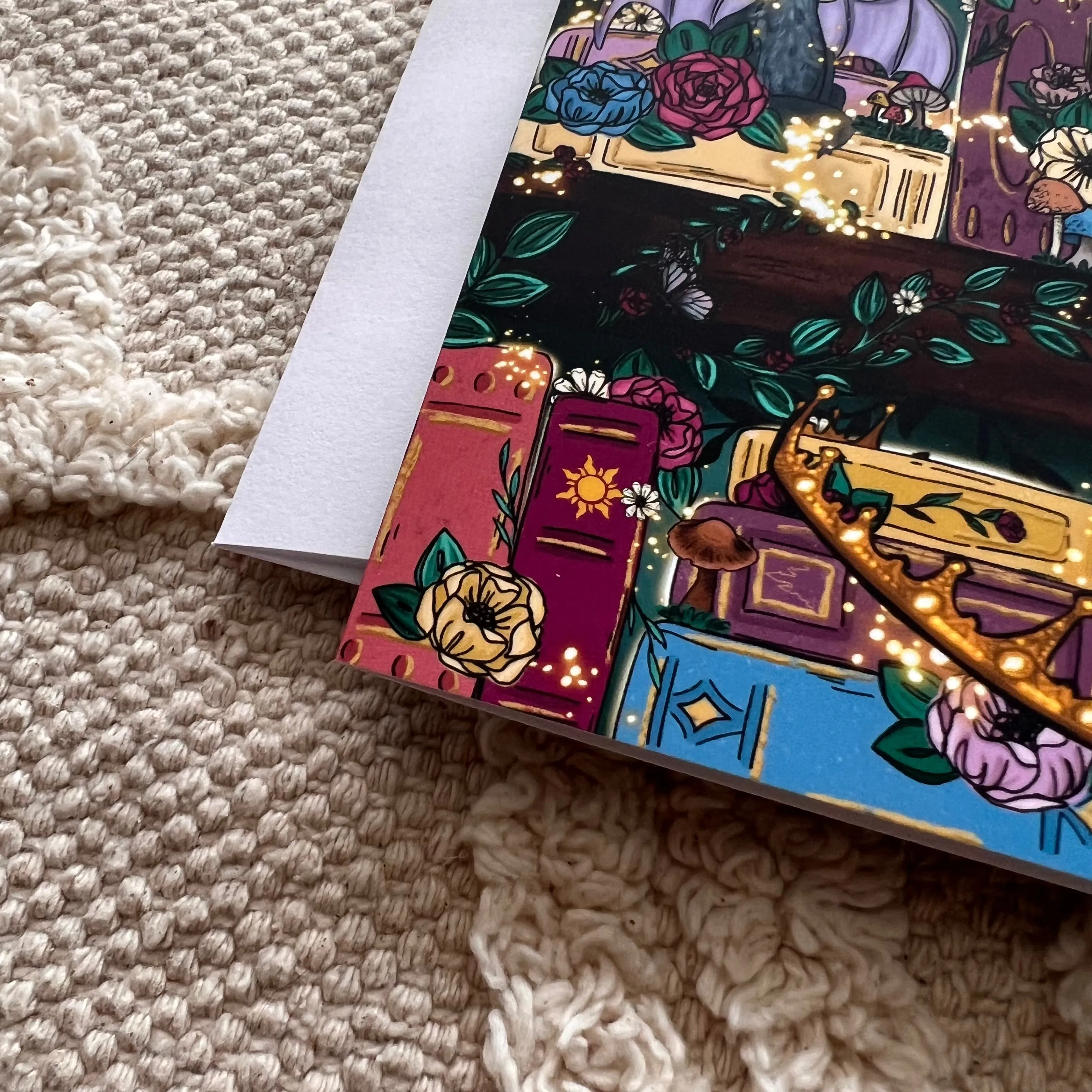 Fairy Tale Bookshelf Card