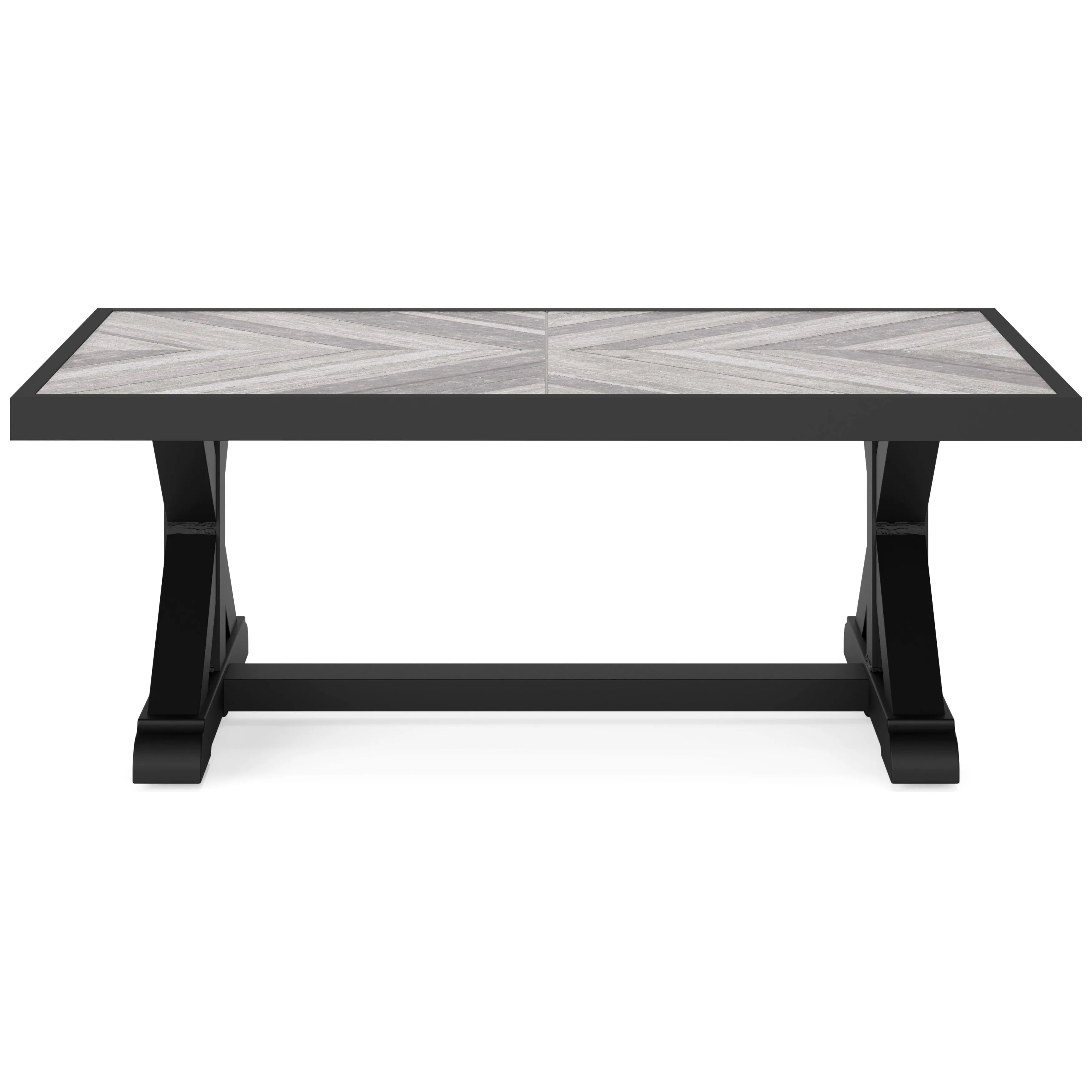 Fire Island Black Outdoor 48" Coffee Table - NEW